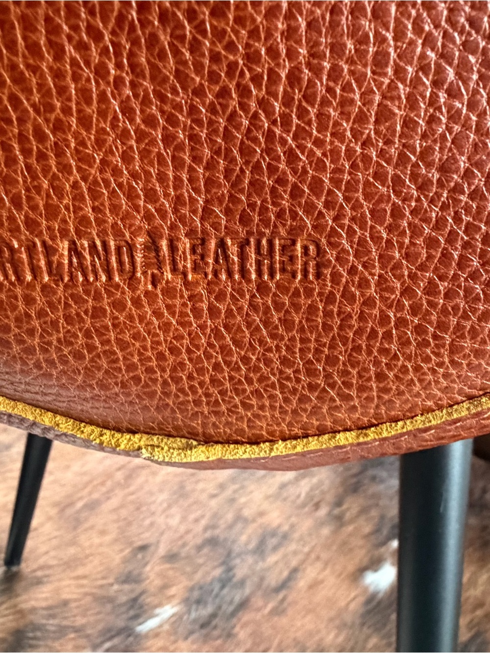 Portland Leather medium Olivia shoulder bag in Sienna